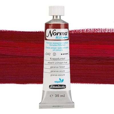 Schmincke Norma Blue veganska vodena uljana boja, 35 ml - 342, alizarin crimson hue