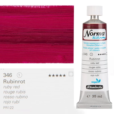 Schmincke Norma Blue veganska vodena uljana boja, 35 ml - 346, ruby red