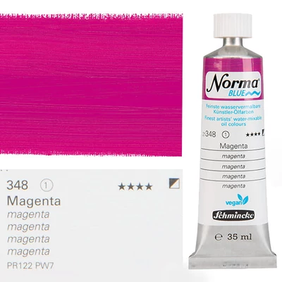 Schmincke Norma Blue veganska vodena uljana boja, 35 ml - 348, magenta