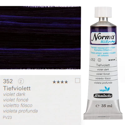 Schmincke Norma Blue veganska vodena uljana boja, 35 ml - 352, violet dark
