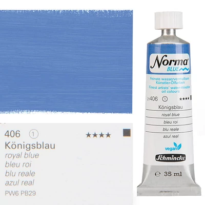 Schmincke Norma Blue veganska vodena uljana boja, 35 ml - 406, royal blue