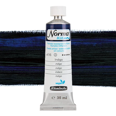 Schmincke Norma Blue veganska vodena uljana boja, 35 ml - 416, indigo