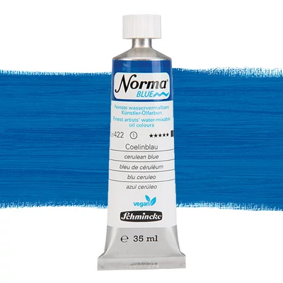 Schmincke Norma Blue veganska vodena uljana boja, 35 ml -  422, cerulean blue