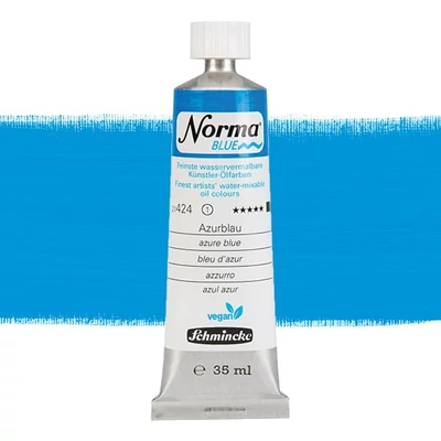 Schmincke Norma Blue veganska vodena uljana boja, 35 ml - 424, azure blue