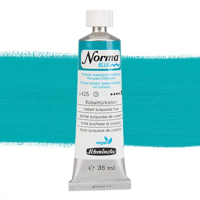 Schmincke Norma Blue veganska vodena uljana boja, 35 ml - 425, cobalt turquoise hue