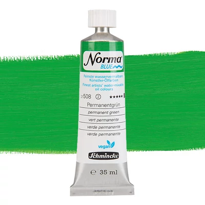 Schmincke Norma Blue veganska vodena uljana boja, 35 ml - 508, permanent green