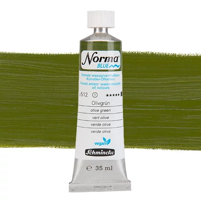 Schmincke Norma Blue veganska vodena uljana boja, 35 ml - 512, olive green