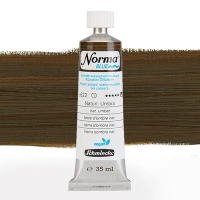 Schmincke Norma Blue veganska vodena uljana boja, 35 ml - 622, natural umber
