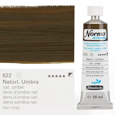Schmincke Norma Blue veganska vodena uljana boja, 35 ml - 622, natural umber