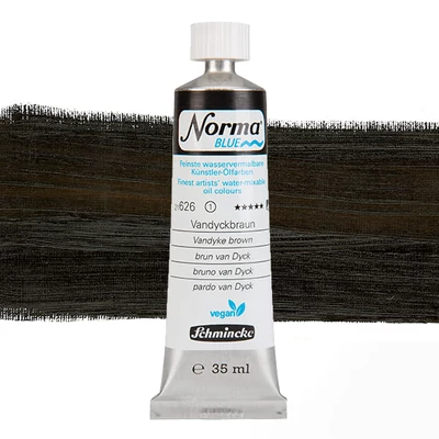 Schmincke Norma Blue veganska vodena uljana boja, 35 ml - 626, vandyke brown