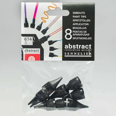 Set glava za ispis Sennelier Abstract za akrilne boje, 8 kom