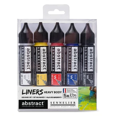 Sennelier Abstract Liners akrilne boje (3D olovka) set, 5 kom Discovery set