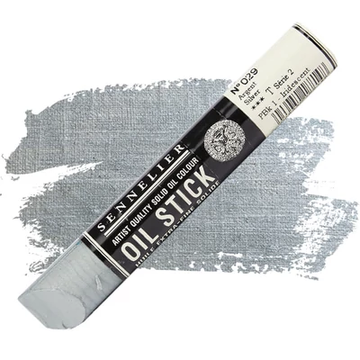 Sennelier Oil Stick, 38 ml - 029, silver
