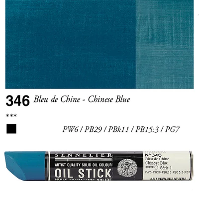 Sennelier Oil Stick, 38 ml - 346, chinese blue