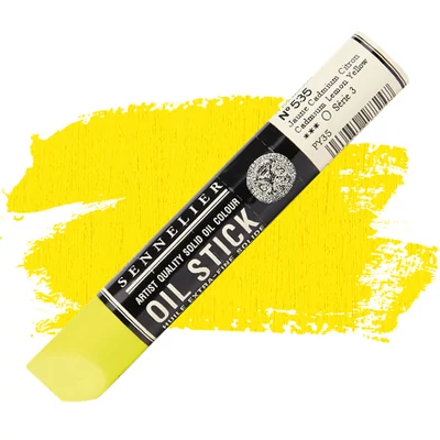 Sennelier Oil Stick, 38 ml - 535, cadmium lemon yellow