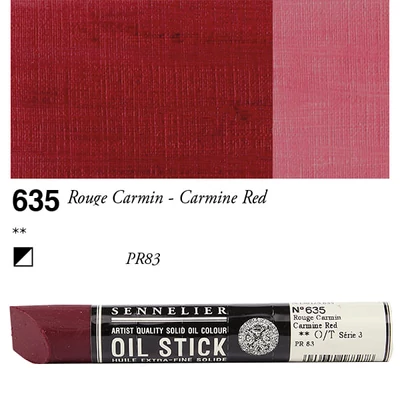 Sennelier Oil Stick, 38 ml - 635, carmine red