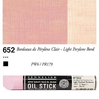 Sennelier Oil Stick, 38 ml - 652, light perylene bordeaux