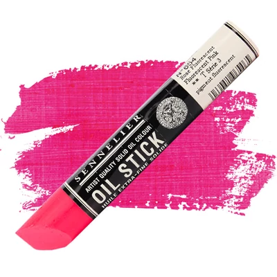 Sennelier Oil Stick, 38 ml - 654, fluorescent pink