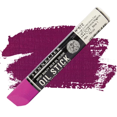 Sennelier Oil Stick, 38 ml - 672, light quinacridone magenta