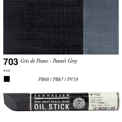Sennelier Oil Stick, 38 ml - 703, payne’s grey