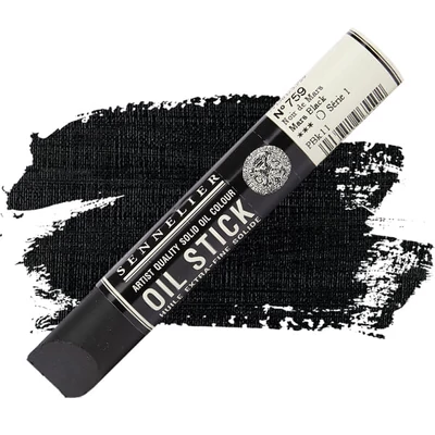 Sennelier Oil Stick, 38 ml - 759, mars black