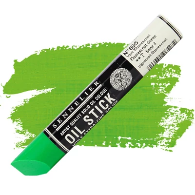 Sennelier Oil Stick, 38 ml - 895, fluorescent green