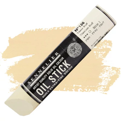 Sennelier Oil Stick, 96 ml - 136, titanium buff