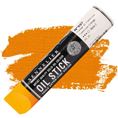 Sennelier Oil Stick, 96 ml - 687, cadmium orange
