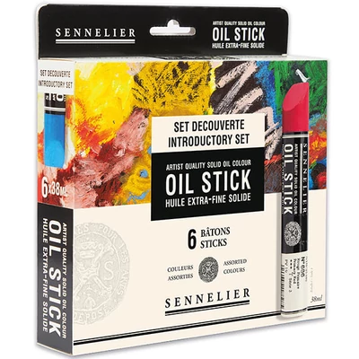 Set Sennelier Oil Stick - 6x38 ml, introductory set
