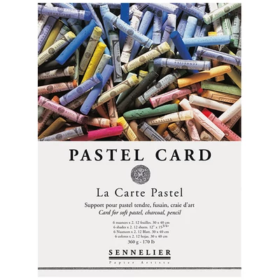 Sennelier Pastel Card blok pastelnog papira, 360 g, 30x40 cm, 12 listova
