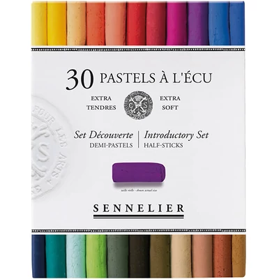 Sennelier praškaste pastelne krede set - 30x1/2 kom, osnovne (Uvodne)
