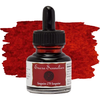 Sennelier tuš za crtanje, 30 ml - 270, sanguine