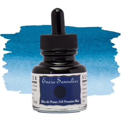 Sennelier tuš za crtanje, 30 ml - 318, prussian blue