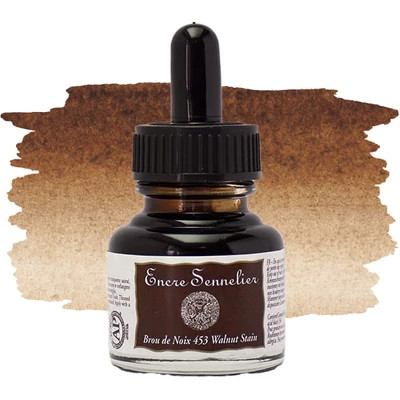 Sennelier tuš za crtanje, 30 ml - 453, walnut stain