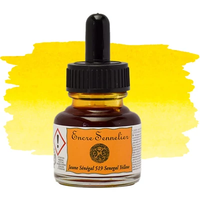 Sennelier tuš za crtanje, 30 ml - 519, senegal yellow