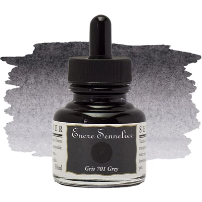 Sennelier tuš za crtanje, 30 ml - 701, grey