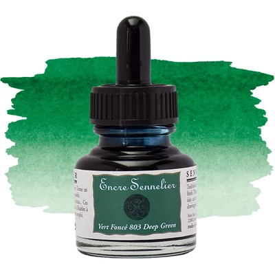Sennelier tuš za crtanje, 30 ml - 803, deep green
