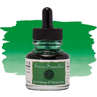 Sennelier tuš za crtanje, 30 ml - 873, spring green