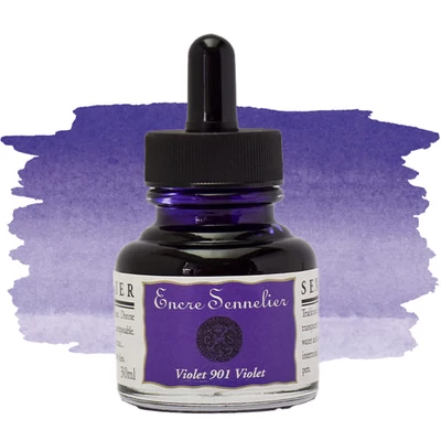 Sennelier tuš za crtanje, 30 ml - 901, violet