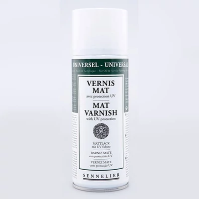 Sennelier uljni i akrilni lak u spreju, mat - 400 ml