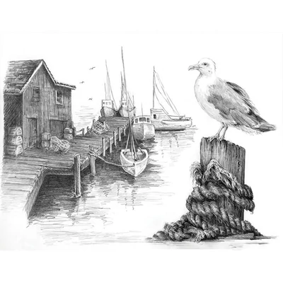 Sketch drawing grafički set za crtanje s alatima, 22x30 cm - Pier