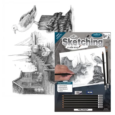 Sketch drawing grafički set za crtanje s alatima, 22x30 cm - Pier
