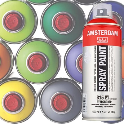 Talens Amsterdam akrilna boja u spreju na bazi vode, 400 ml - u raznim bojama