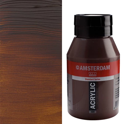 Talens Amsterdam akrilna boja, 1000 ml - 409, burnt umber