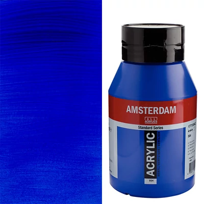 Talens Amsterdam akrilna boja, 1000 ml - 504, ultramarine
