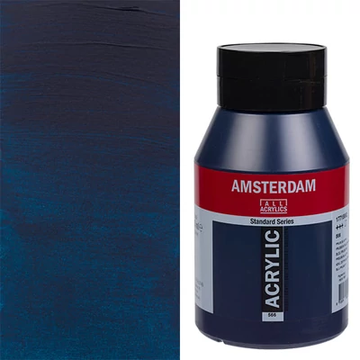 Talens Amsterdam akrilna boja, 1000 ml - 566, prussian blue (phthalo)