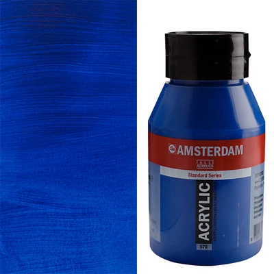Talens Amsterdam akrilna boja, 1000 ml - 570, phthalo blue