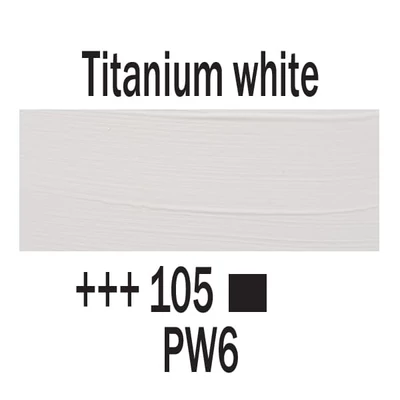 Talens Amsterdam akrilna boja, 2500 ml - 105, titanium white