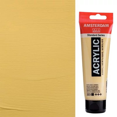 Talens Amsterdam akrilna boja, 120 ml - 223, naples yellow deep