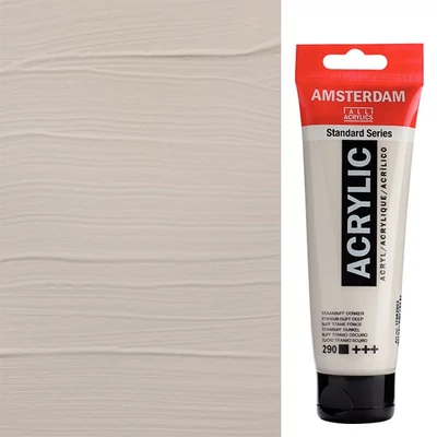 Talens Amsterdam akrilna boja, 120 ml - 290, titanium buff deep